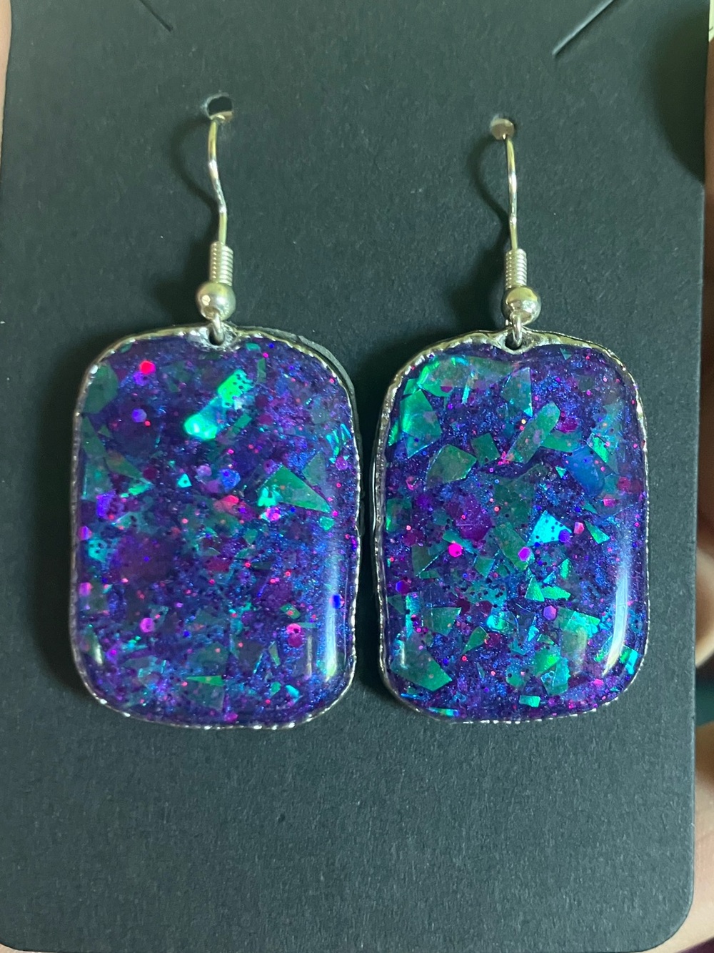 Celestial tide handmade earrings